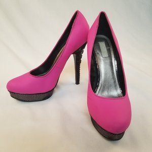 Rachel Roy Keedan Hot Pink Pumps 8.5M
